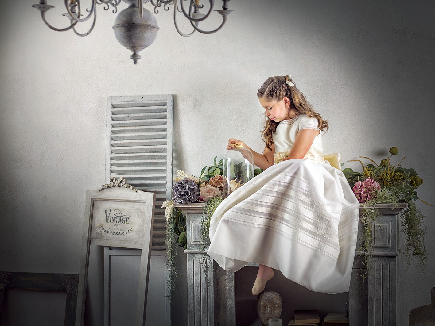 fotografa de niños y familias, comunión Maira 04